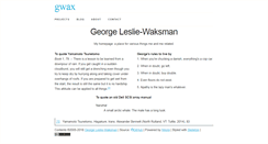 Desktop Screenshot of gwax.org